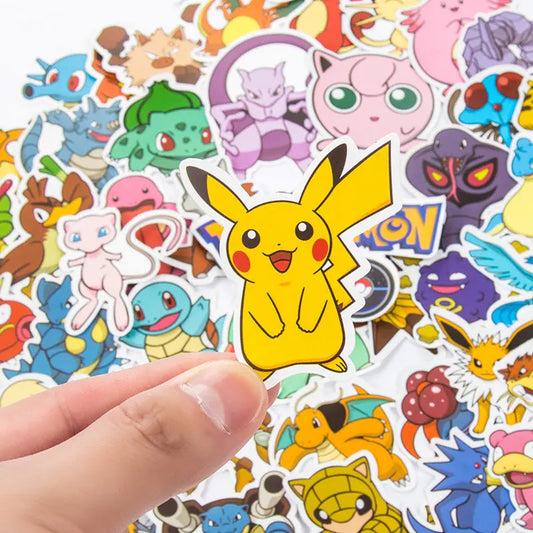 50/100Pcs Pokemon Stickers Kawaii