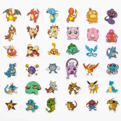 50/100Pcs Pokemon Stickers Kawaii